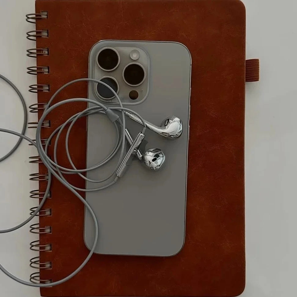 Chrome Ear Buds