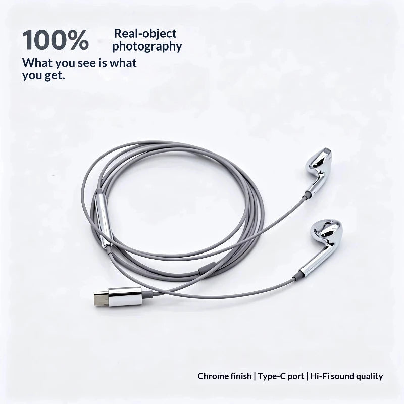 Chrome Ear Buds